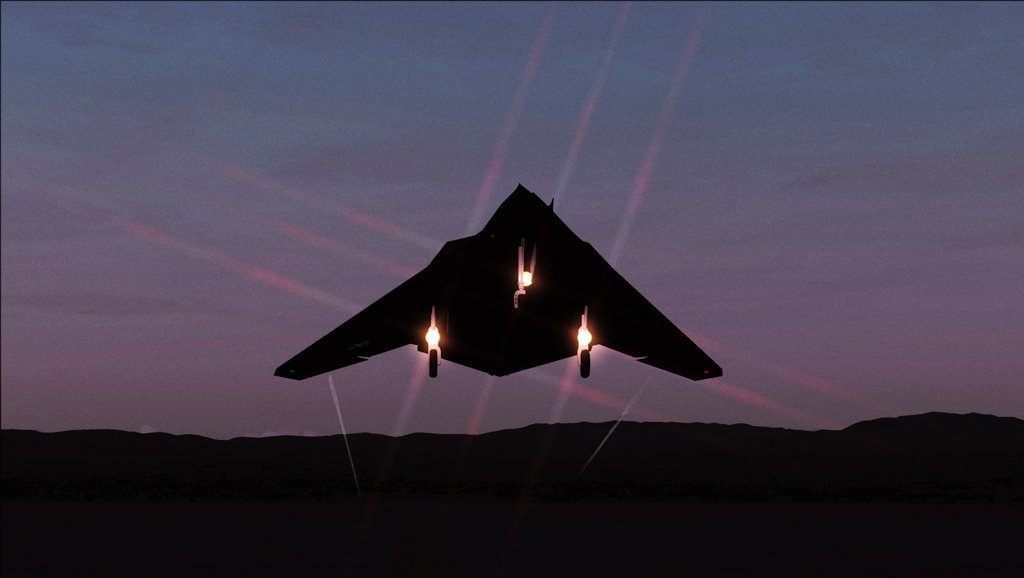 F-117 - De noche